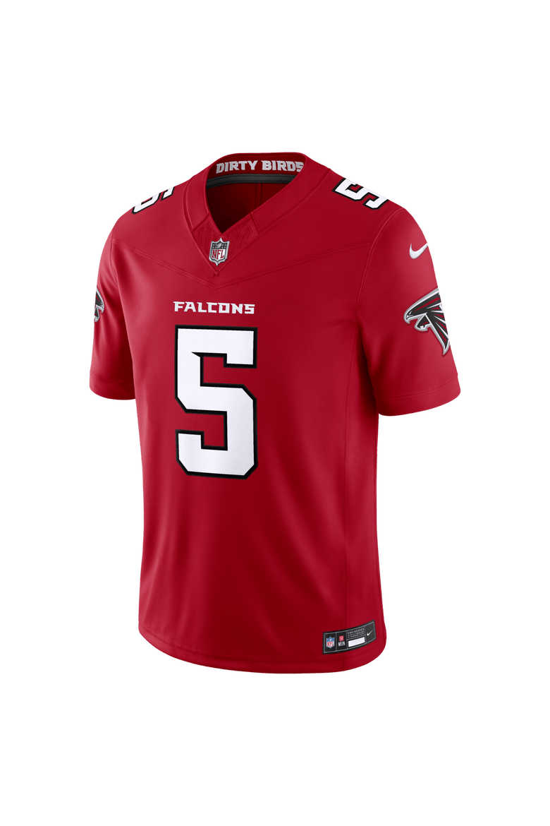 Men's Nike Drake London Red Atlanta Falcons Vapor F.U.S.E. Stitched Limited Jersey, Alternate, color, Red