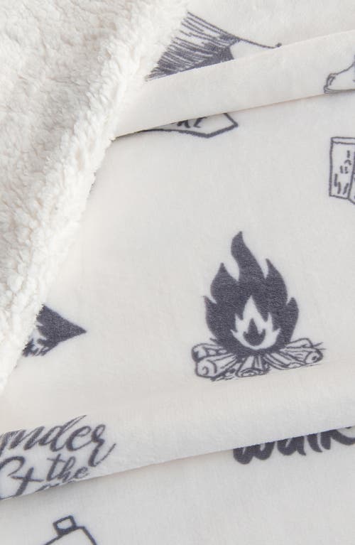 Woven & Weft Lodge Faux Shearling Throw Blanket