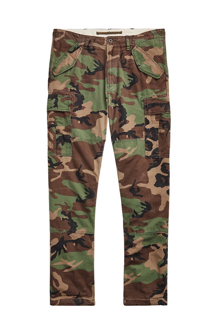 Big & Tall Camo Cargo Joggers, Alternate, color, SURPLUS CAMO