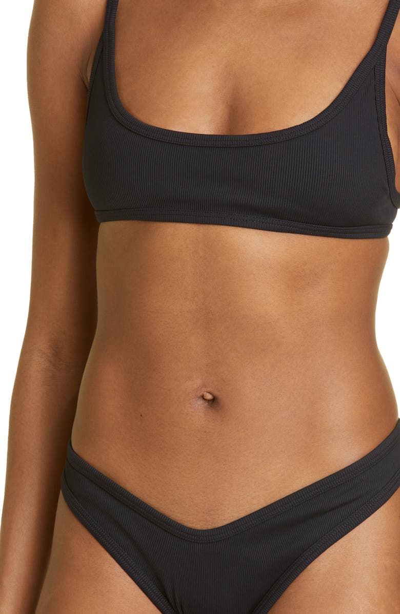 The Attico Rib Two-Piece Swimsuit, Alternate, color,