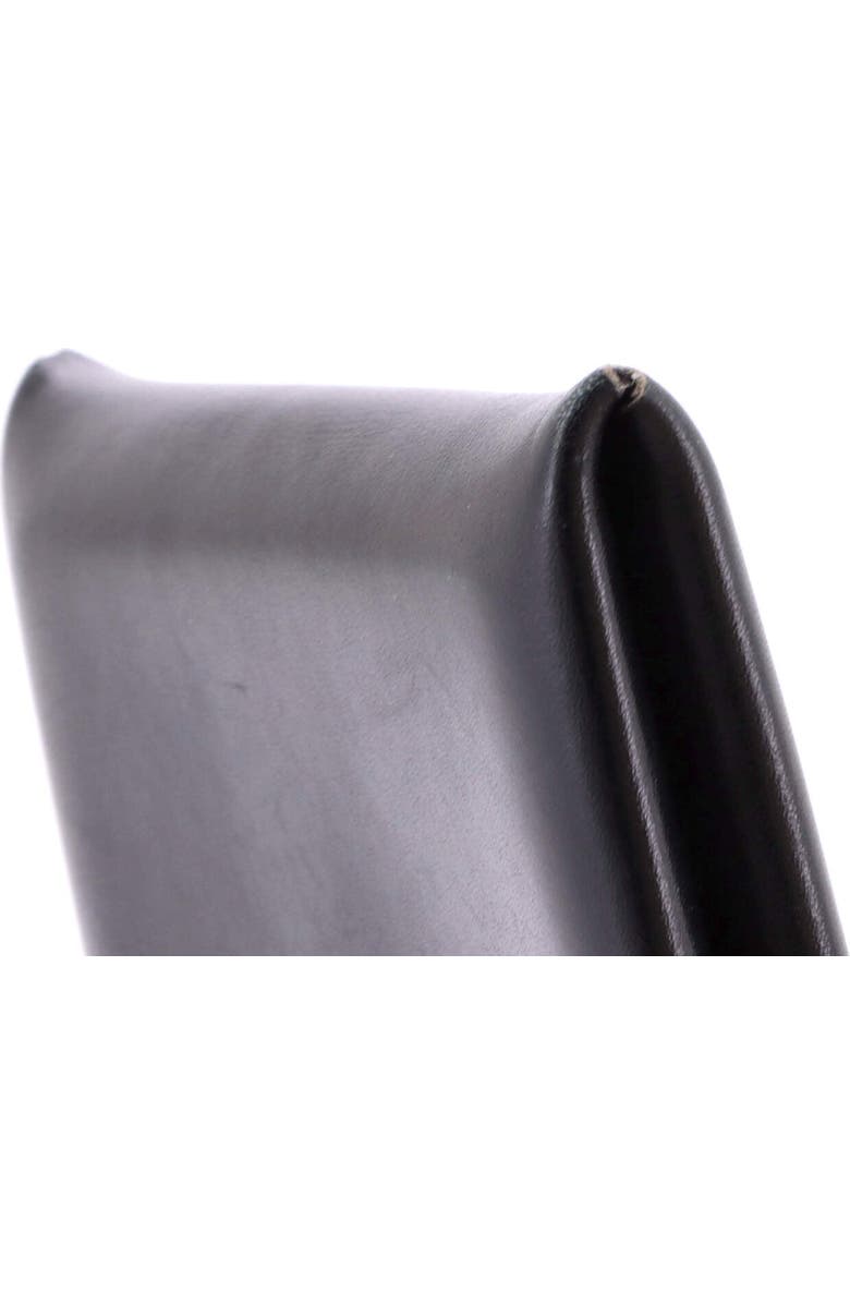 Pre-Owned Hermes Calvi Duo Card Holder Box Calf, Alternate, color, Noir