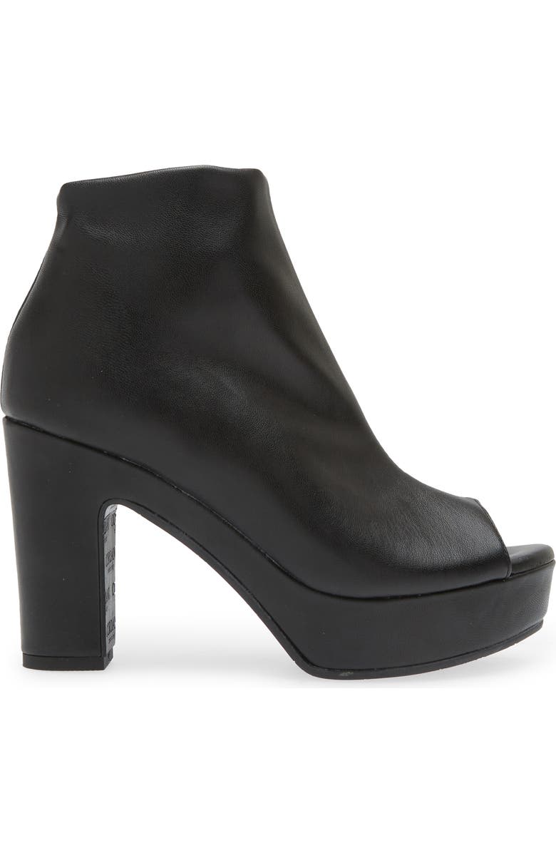 Cordani Tyra Peep Toe Platform Bootie, Alternate, color, Nappa Nero