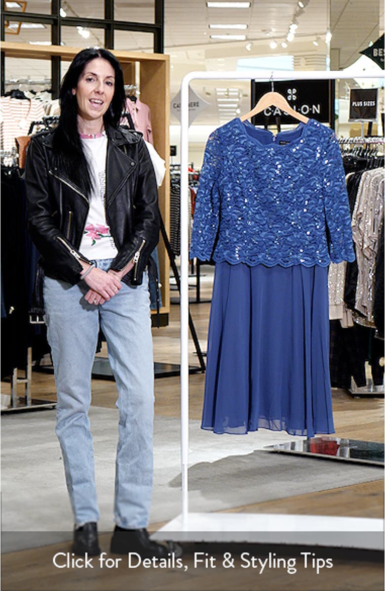 Faux Two-Piece Cocktail Dress, sales video thumbnail