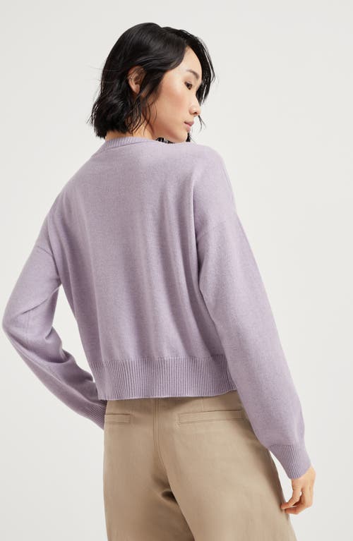 Brunello Cucinelli Monili-detail Cardigan In Lilac