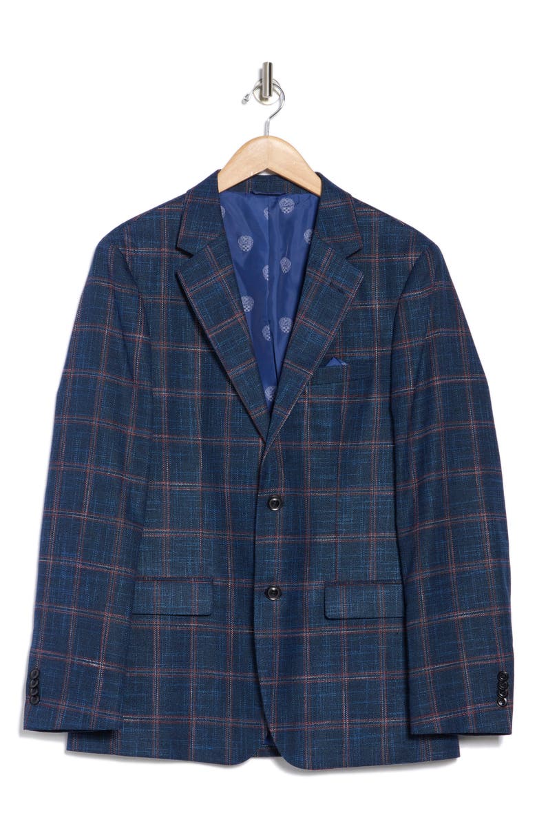 Vince Camuto Windowpane Sport Coat, Alternate, color,