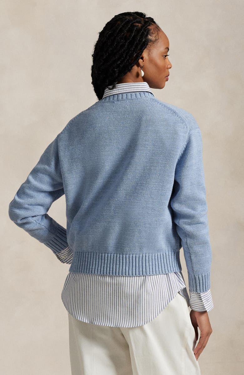 Polo Ralph Lauren Polo Bear Intarsia Crewneck Sweater, Alternate, color, 