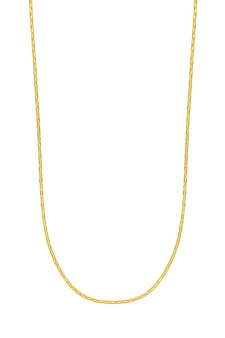 Katharine 14K Gold Paper Clip Chain Necklace (Nordstrom Exclusive), Main, color, 14K YELLOW GOLD