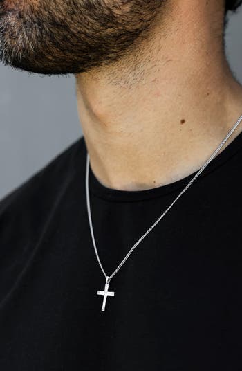 Men's Cross Pendant Necklace