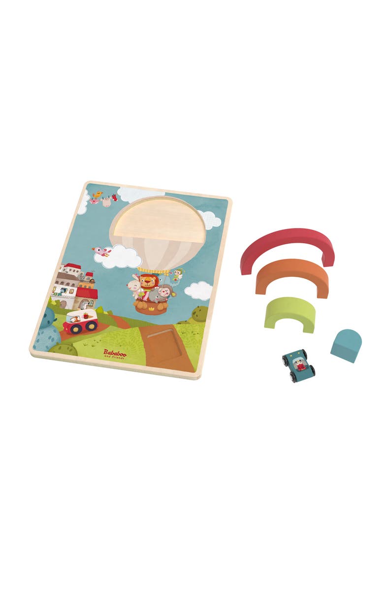 Bababoo and friends<sup>®</sup> Drive Through the Rainbow Puzzle Game, Alternate, color, Multi / Blue