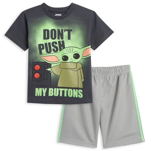 Baby Yoda The Mandalorian T-Shirt & Mesh Shorts Set