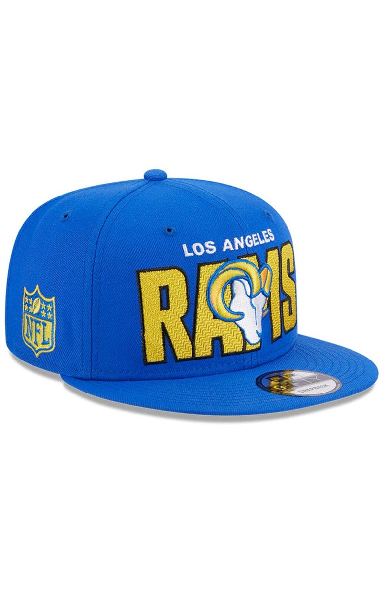 New Era Men's New Era Royal Los Angeles Rams 2023 NFL Draft 9FIFTY Snapback Adjustable Hat, Main, color, 