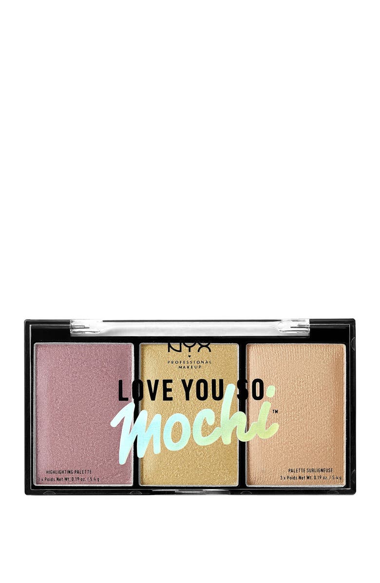 NYX PROFESSIONAL MAKEUP Love You So Mochi Highlighter Palette, Alternate, color, 