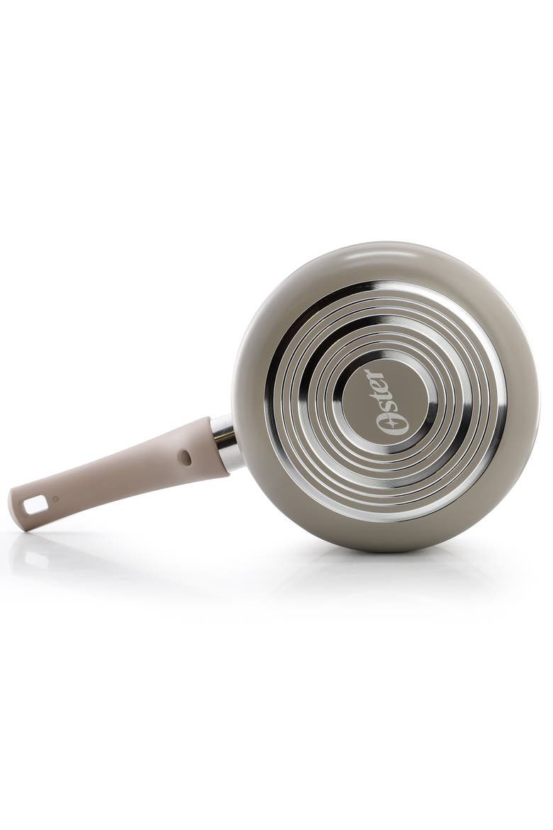 2.5 Quart Ceramic Nonstick Saucepan with Lid, Alternate, color, Grey