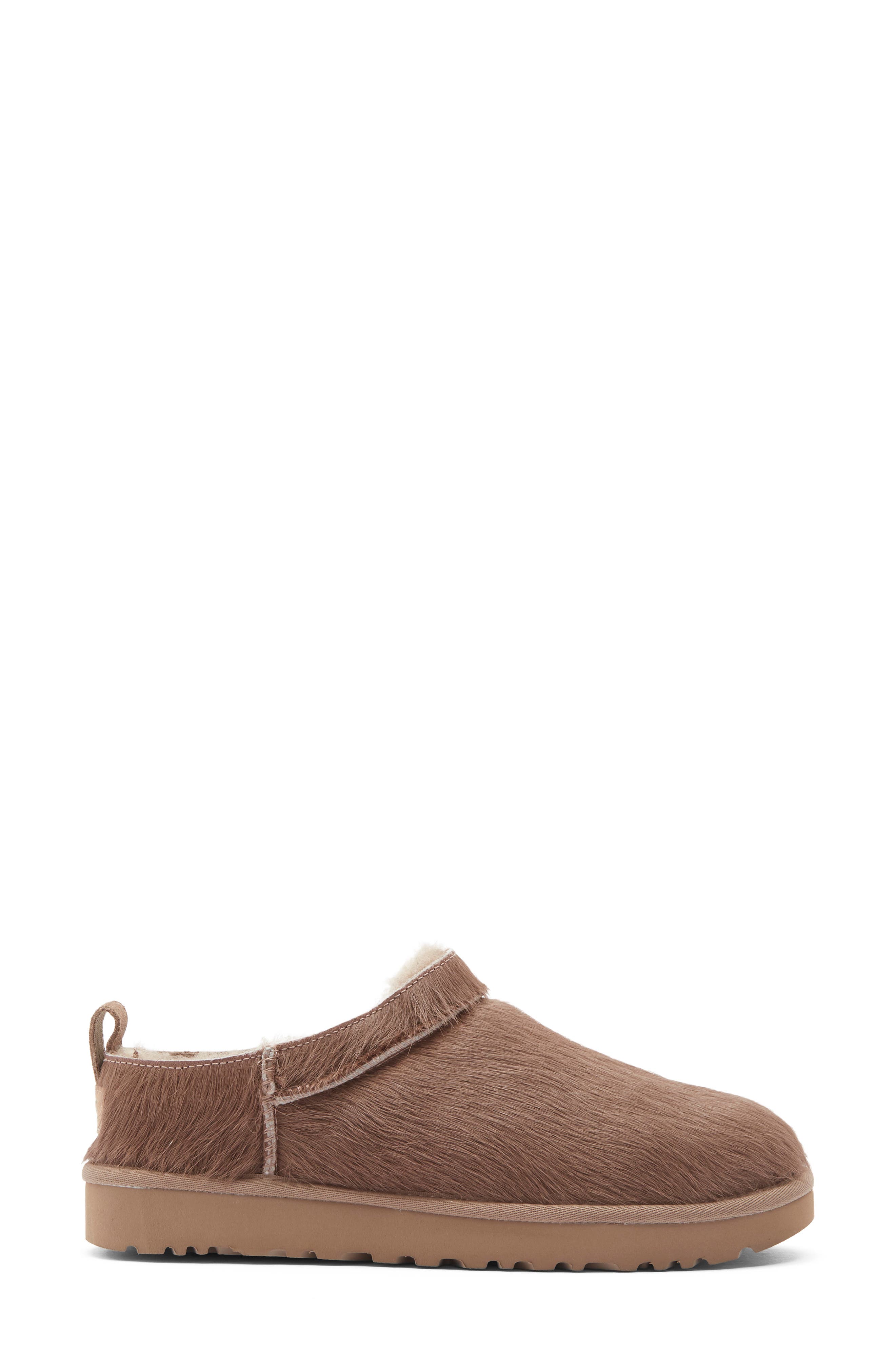 Classic Micro Calf Hair Slipper, Alternate, color, CARIBOU