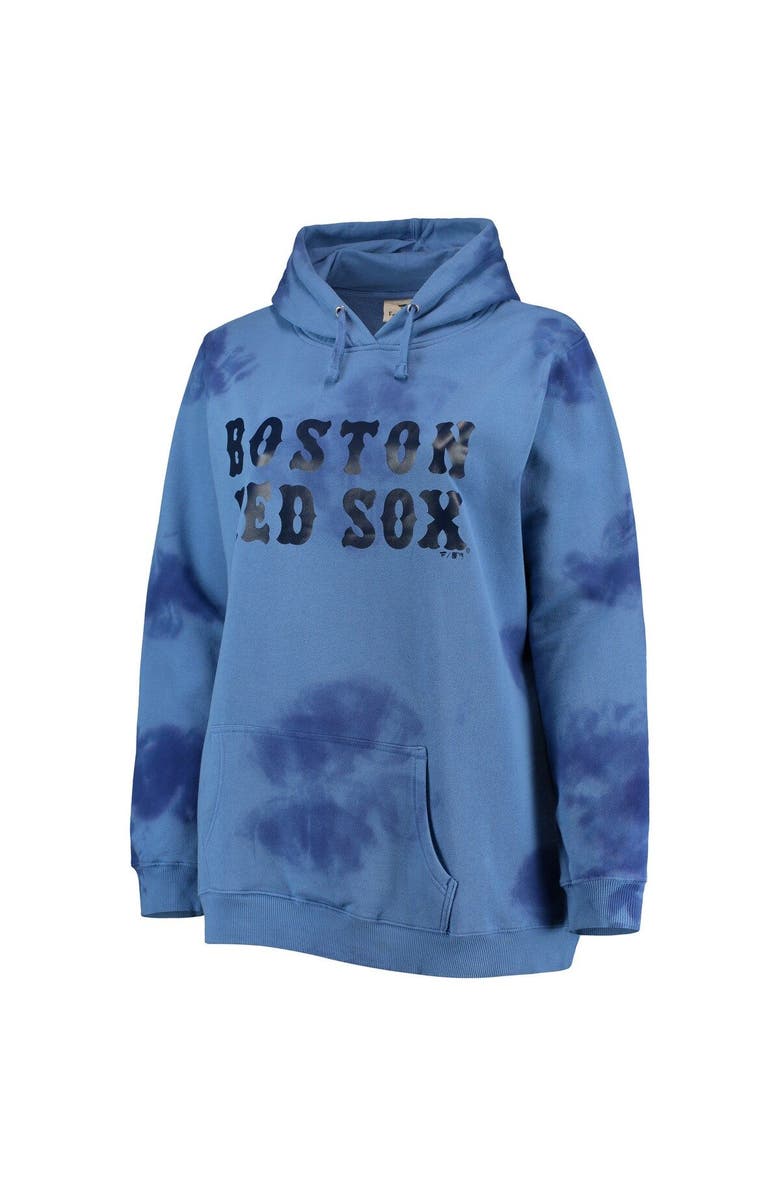 PROFILE Women's Navy Boston Red Sox Plus Size Cloud Pullover Hoodie, Alternate, color, Navy