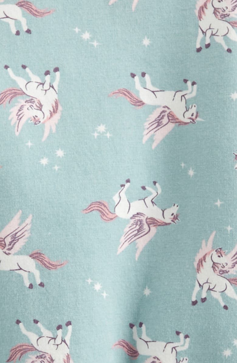 Tucker + Tate Print Fleece Sweatshirt & Joggers Set, Alternate, color, Teal Aquifer Pegasus Dash