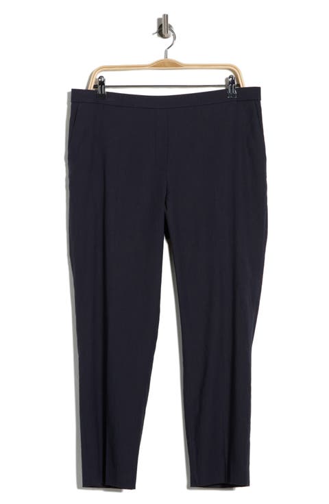 Treeca Linen Blend Crop Pull-On Pants