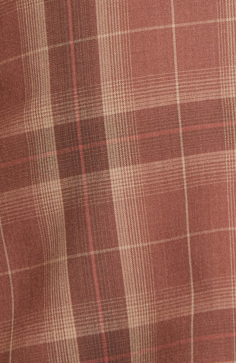 Knwls Stream Plaid Wool Blend Miniskirt, Alternate, color, 