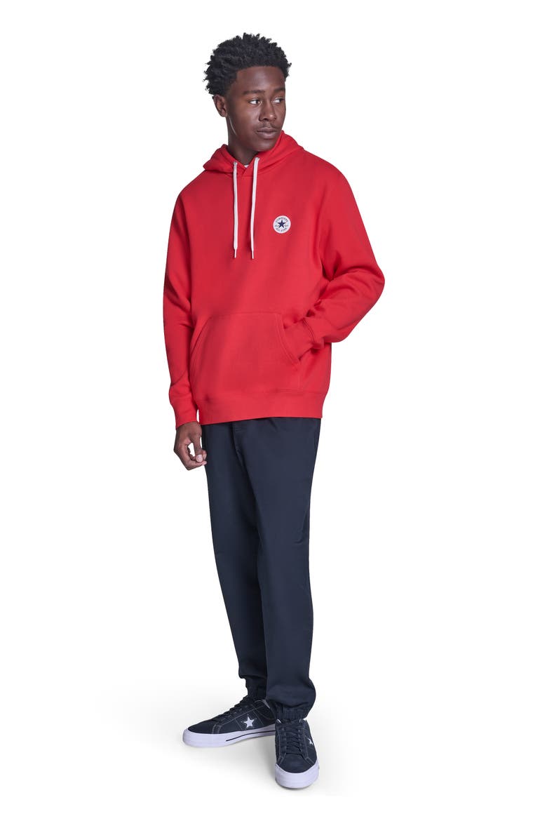 Men's Chuck Patch Hoodie, Alternate, color, CONVERSE RED