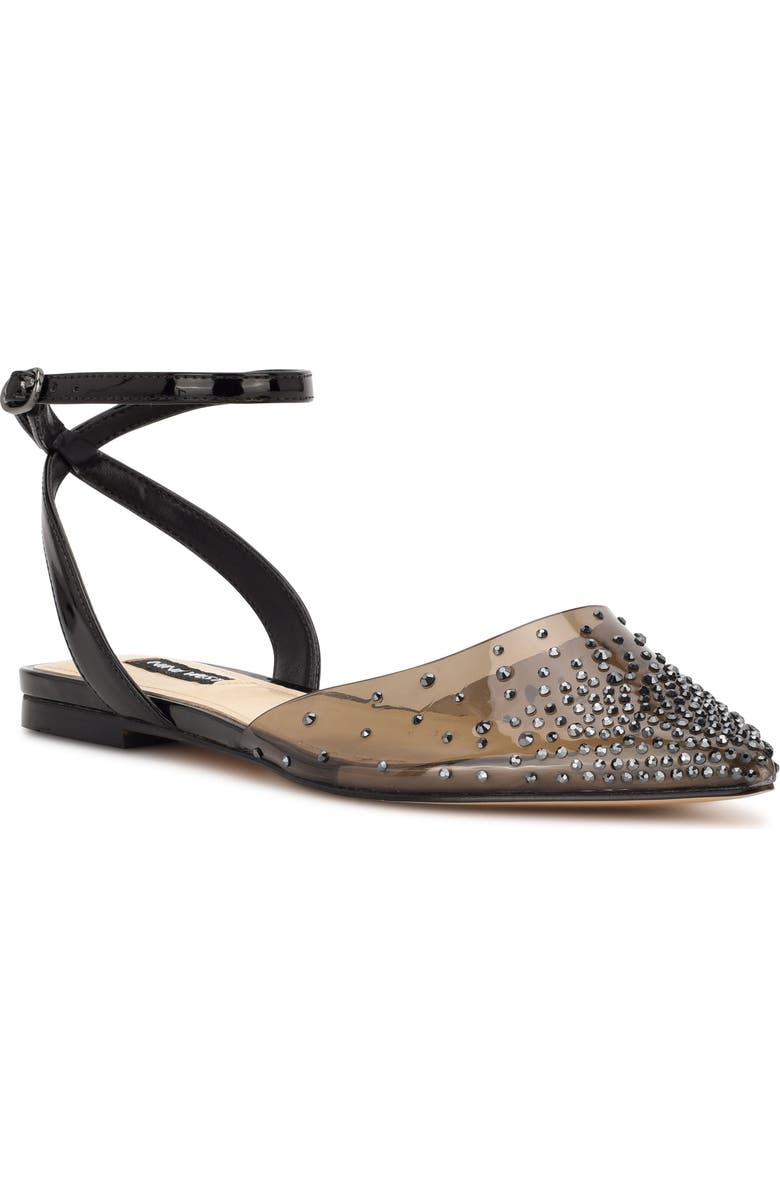 Nine West Briya Ankle Strap Flat, Main, color,