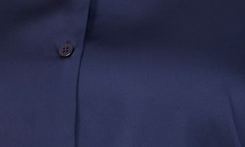 Vince Camuto Long Sleeve Button-down Shirt In Blue