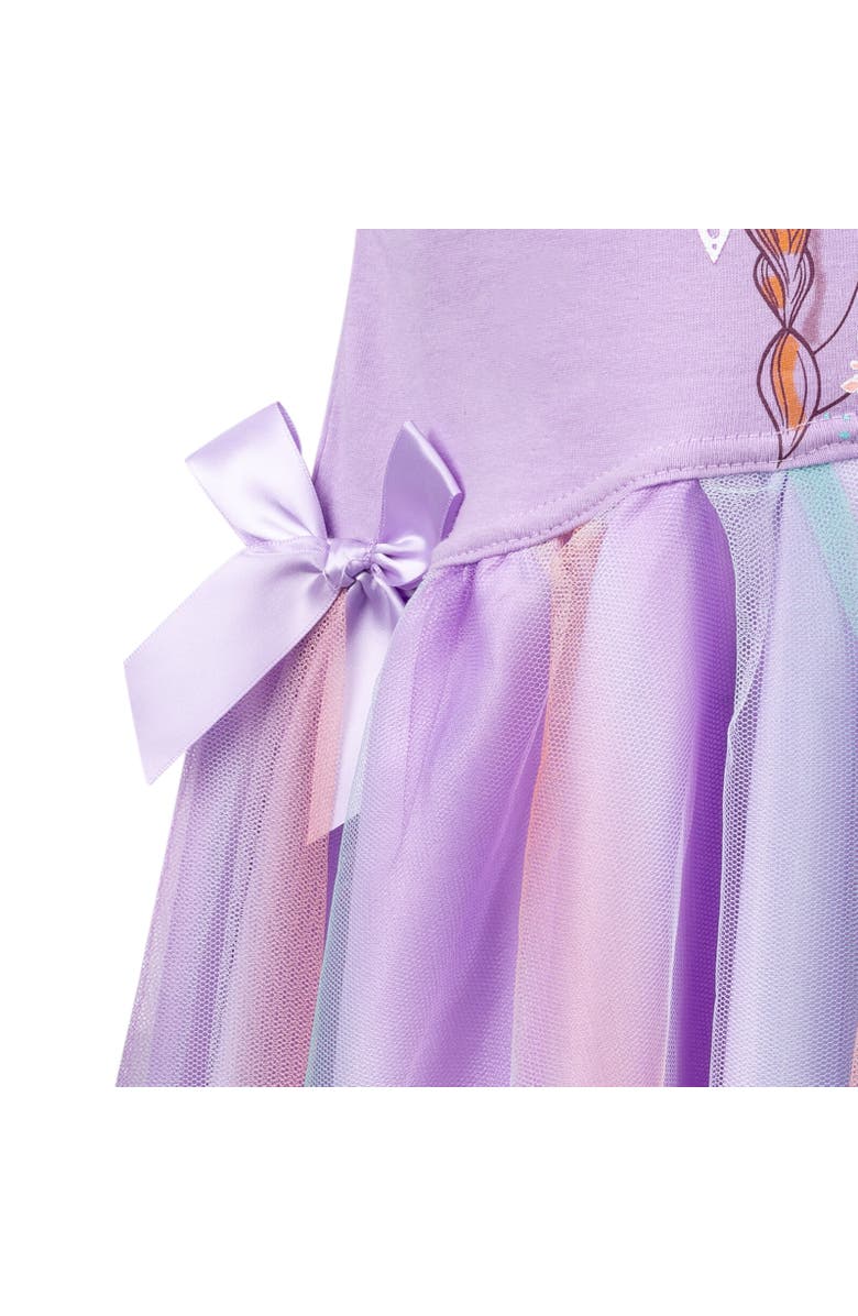 Disney Princess Anna Frozen Sleeveless Tulle Dress, Alternate, color, Purple