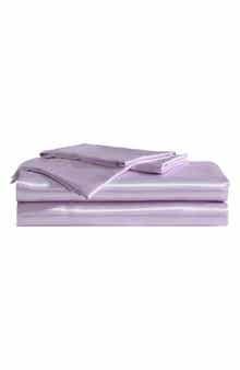 Betsey Johnson Solid Satin Sheet Set