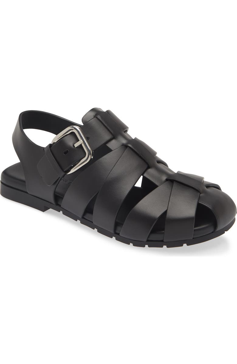Bottega Veneta Alfie Fisherman Sandal, Main, color,