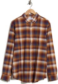 Original Penguin Lightweight Brushed Cotton Dobby Button-Down Shirt