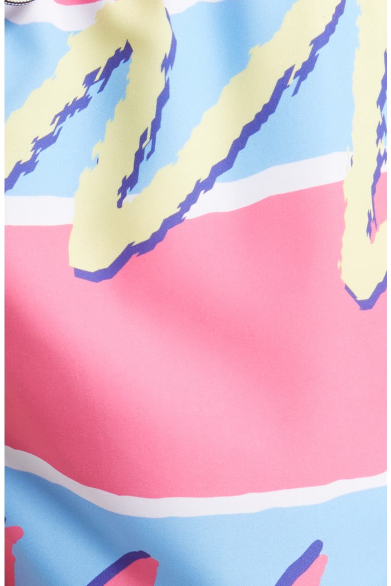 Fresh Shortie Swim Trunks, Alternate, color, BLUE MULTI