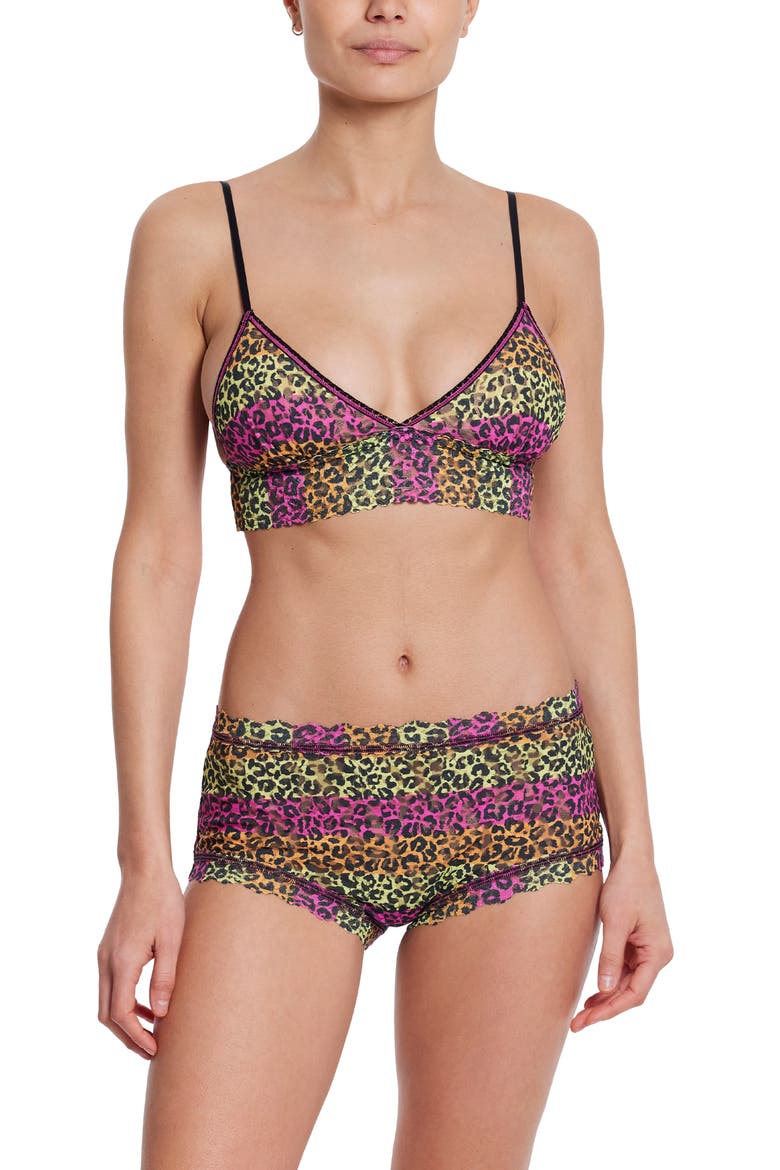 Padded Lace Bralette, Alternate, color, ITS ELECTRIC