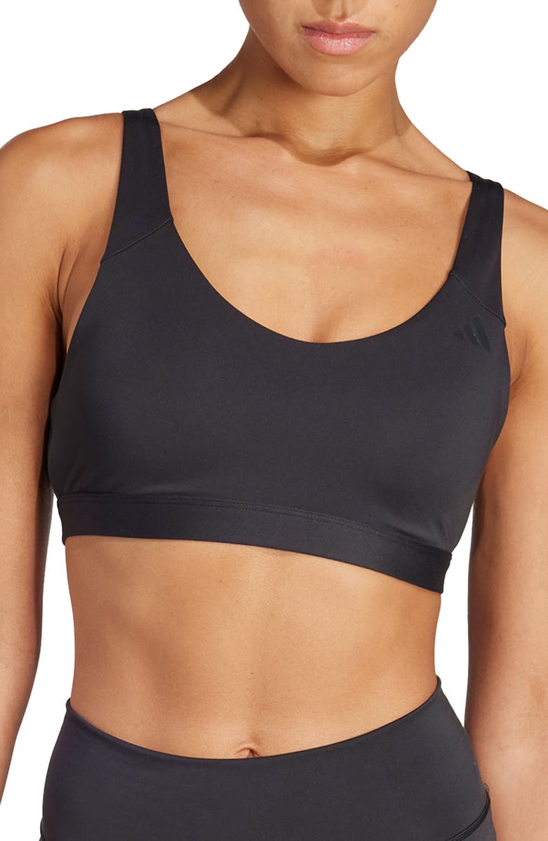 adidas All Me Sports Bra, Main, color, 