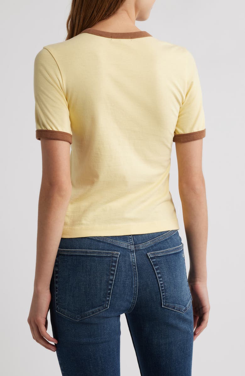 rag & bone Austin Ringer Graphic T-Shirt, Alternate, color, Sunlight