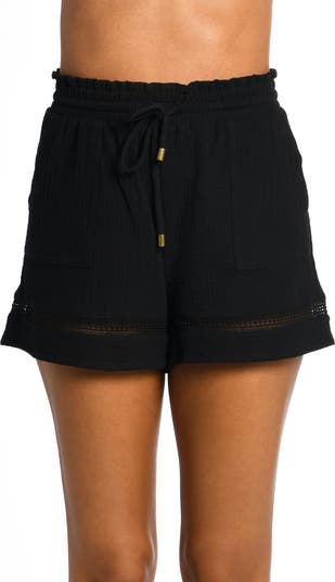 Beach Cotton Cover-Up Shorts