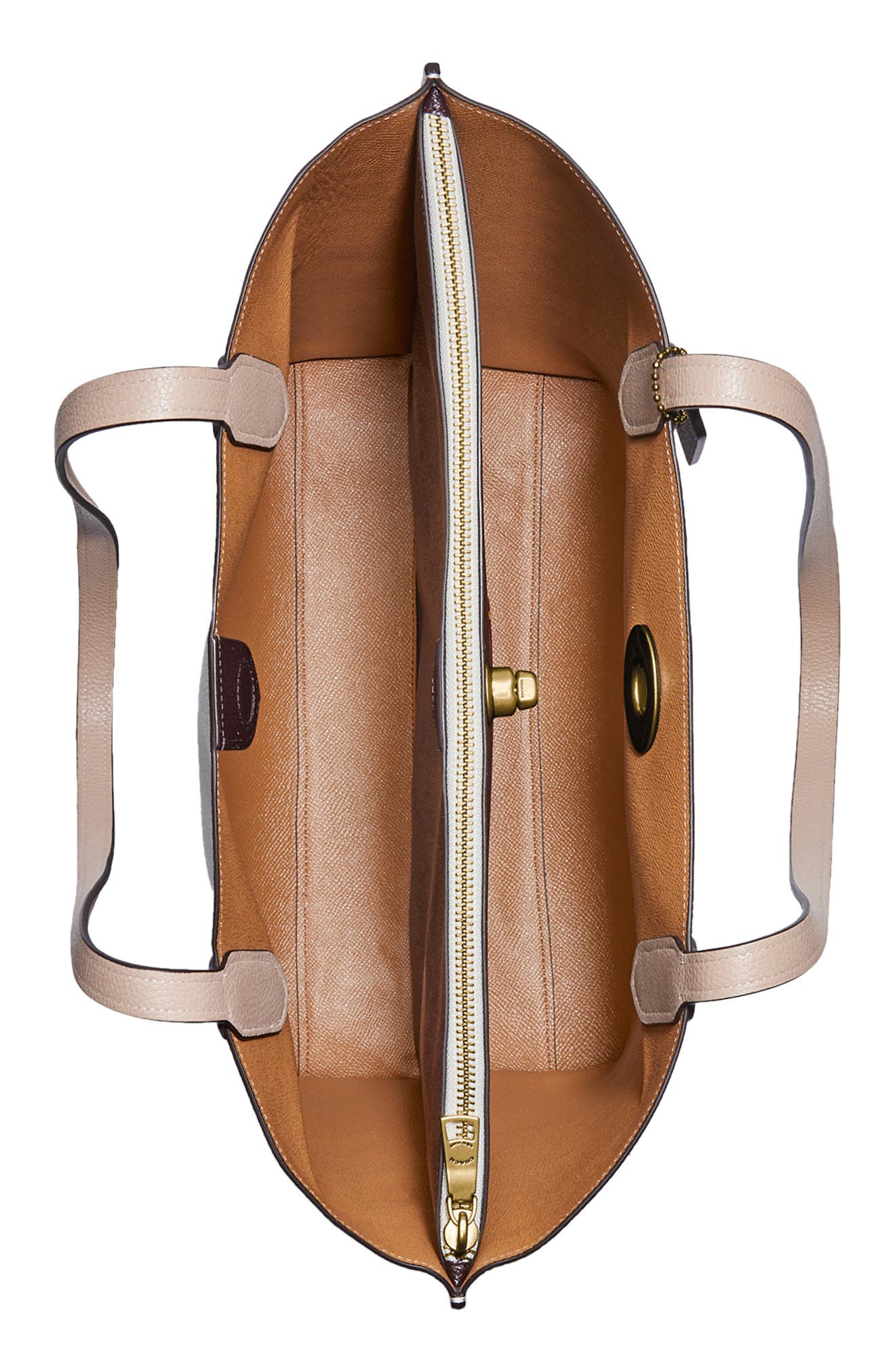 COACH Willow Leather Tote, Alternate, color, 