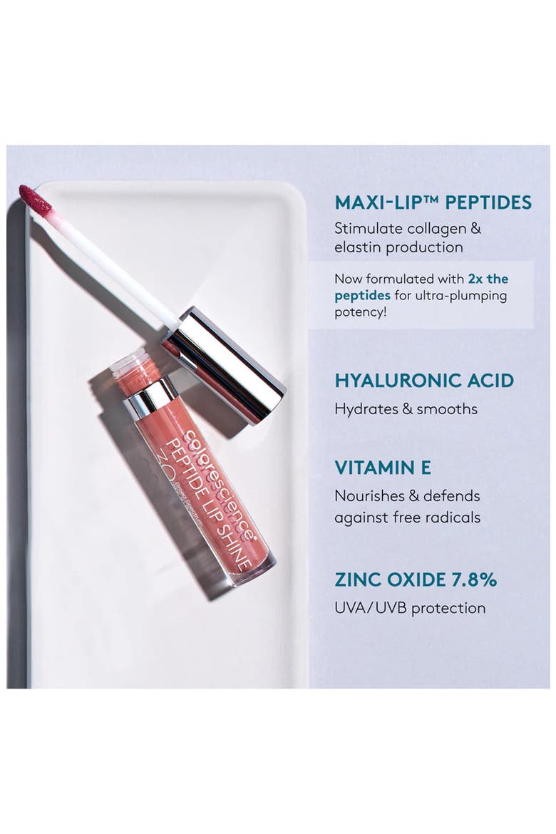 Peptide Lip Shine SPF 30, Alternate, color, CORAL
