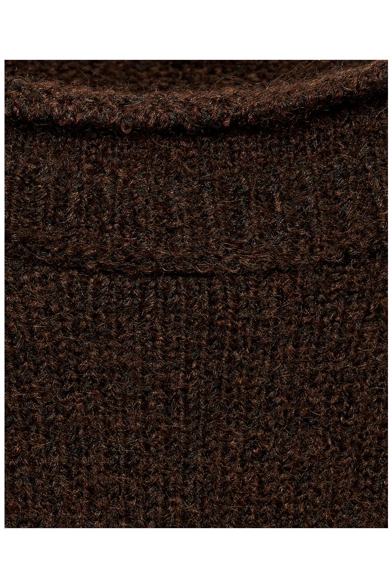 Crewneck Sweater, Alternate, color, BROWN