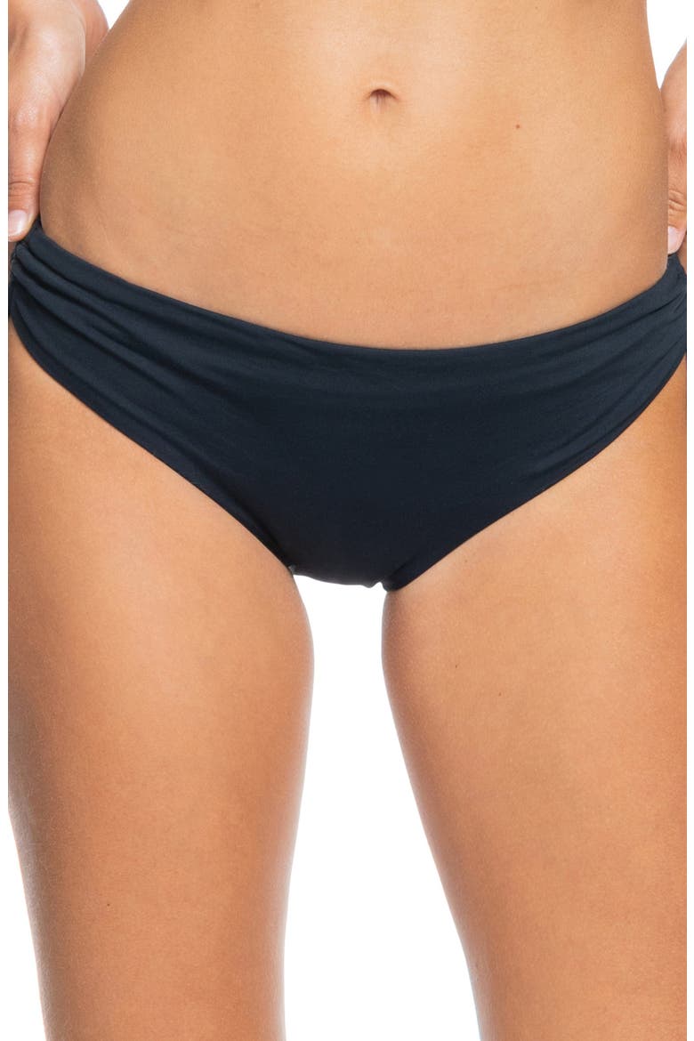 Beach Classics Side Tie Hipster Bikini Bottoms, Main, color, ANTHRACITE