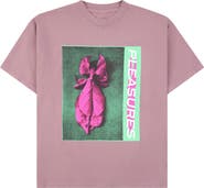 PLEASURES Leaf Cotton Graphic T-Shirt
