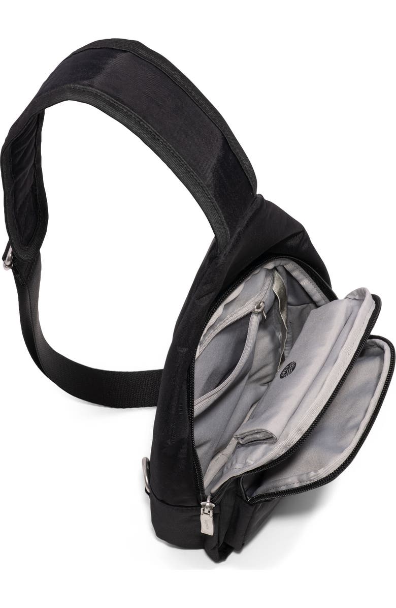 BAGGALLINI Modern Sling Bag EMF Blocking Pouch, Alternate, color, Black