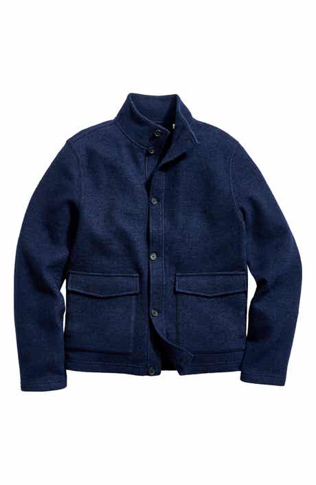 Billy Reid Garrett Stand Collar Wool & Cotton Jacket