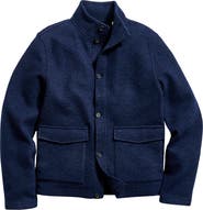 Billy Reid Garrett Stand Collar Wool & Cotton Jacket