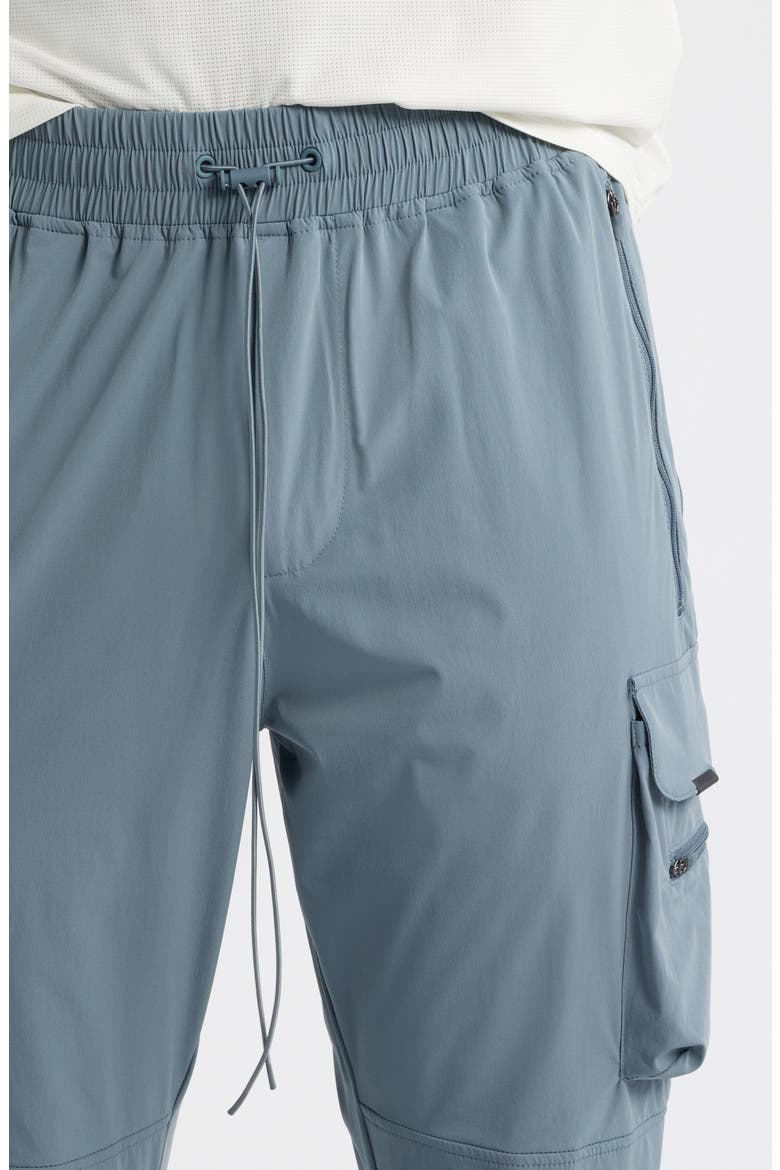 DNA Water Repellent Drawstring Cargo Pants, Alternate, color, DUSKY NAVY
