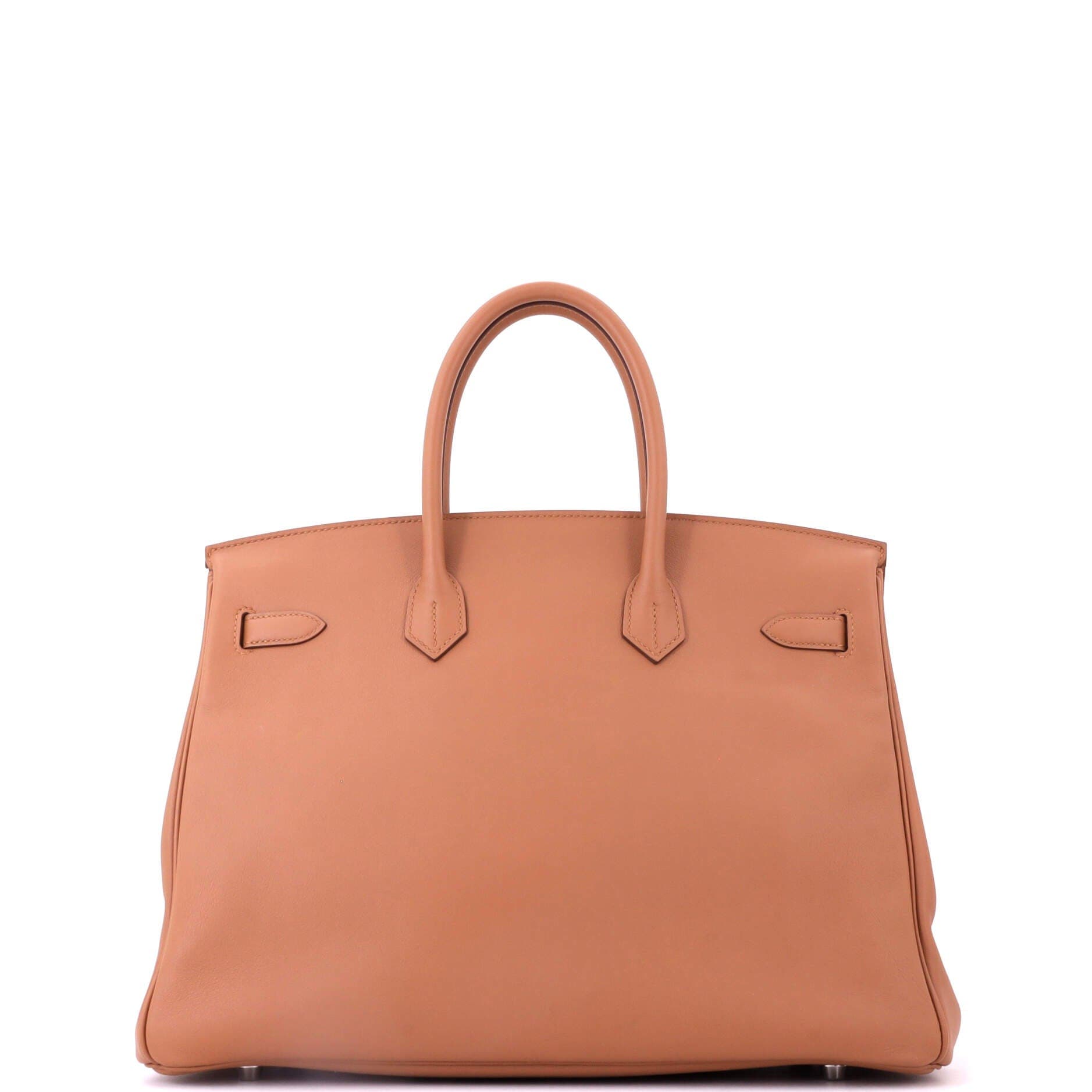 Birkin Handbag Tressage Brown Swift and Palladium Hardware 35, Alternate, color, Metallic Gold