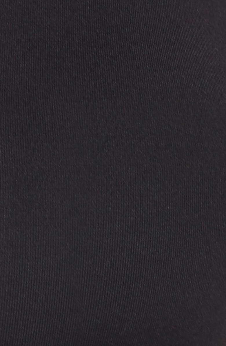 Becca 'Wild & Free' Wrap Front Bikini Top, Alternate, color, Black