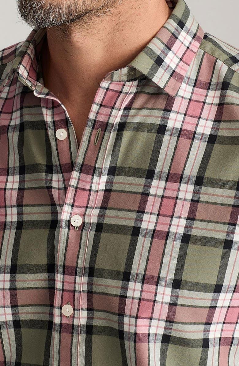 UNTUCKit Larsen Regular Fit Cotton Flannel Button-Up Shirt, Alternate, color, 