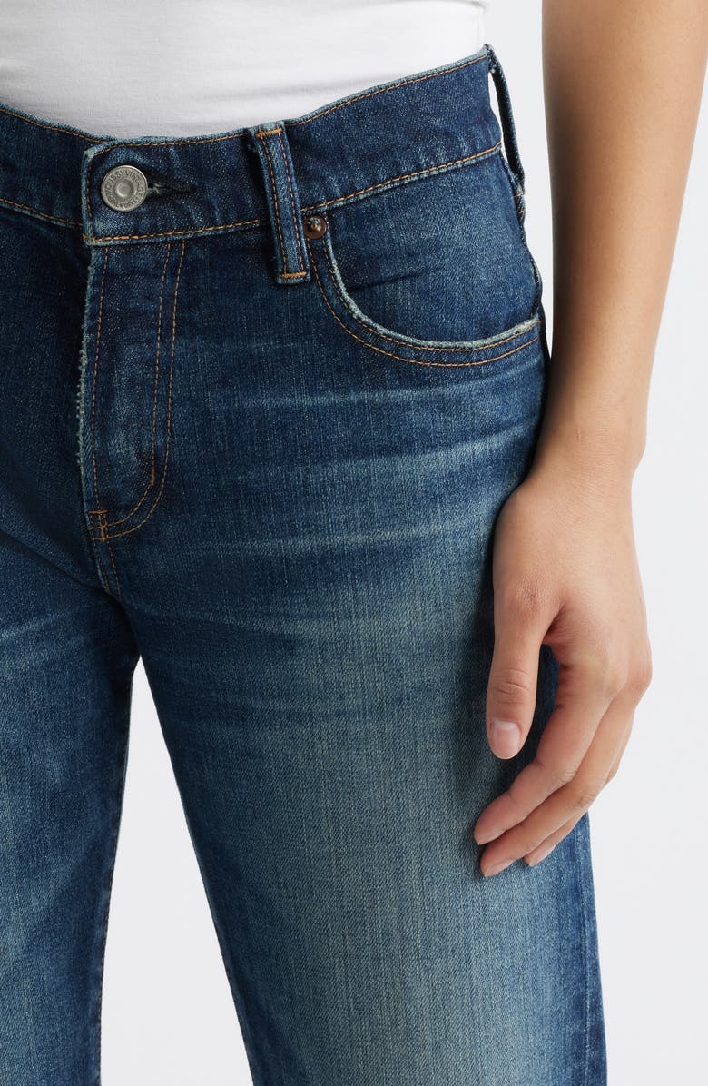 MOUSSY VINTAGE Leverett Slim Straight Leg Jeans, Alternate, color, Dark Blue