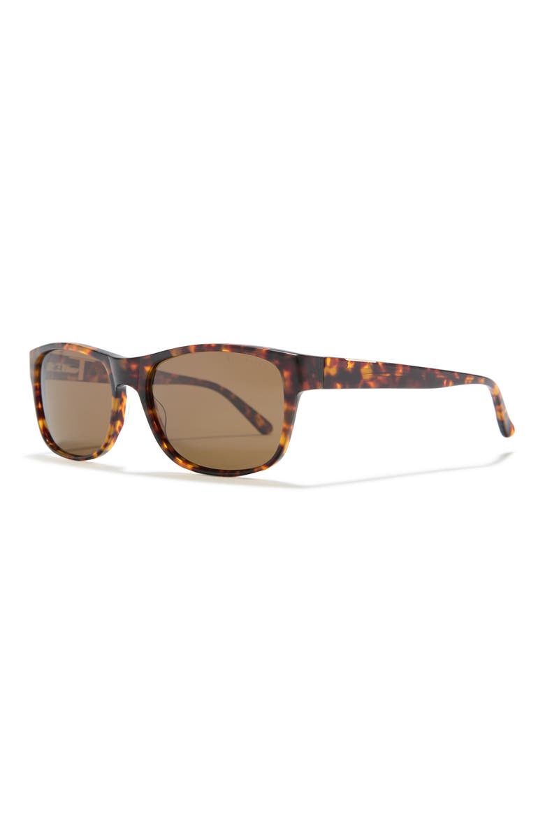 59mm Rectangle Sunglasses, Alternate, color, TORTOISE