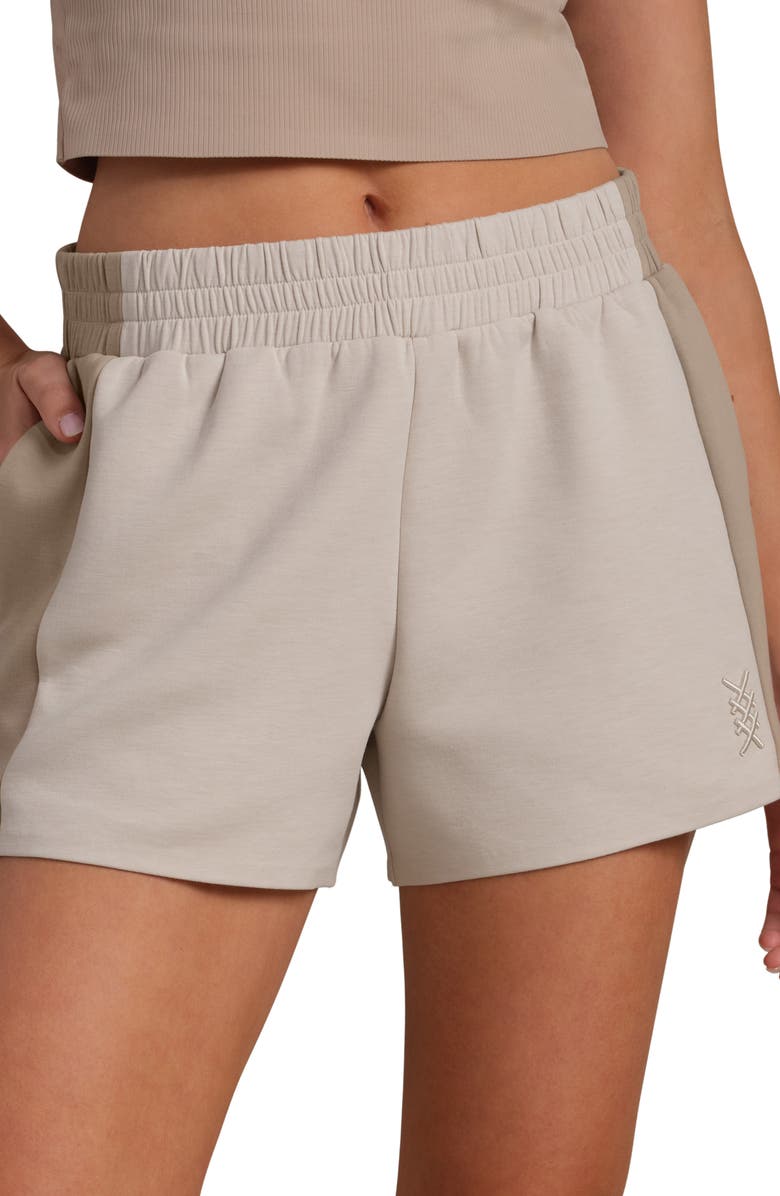 Rhone DreamGlow Colorblock Shorts, Main, color, Beige Stone