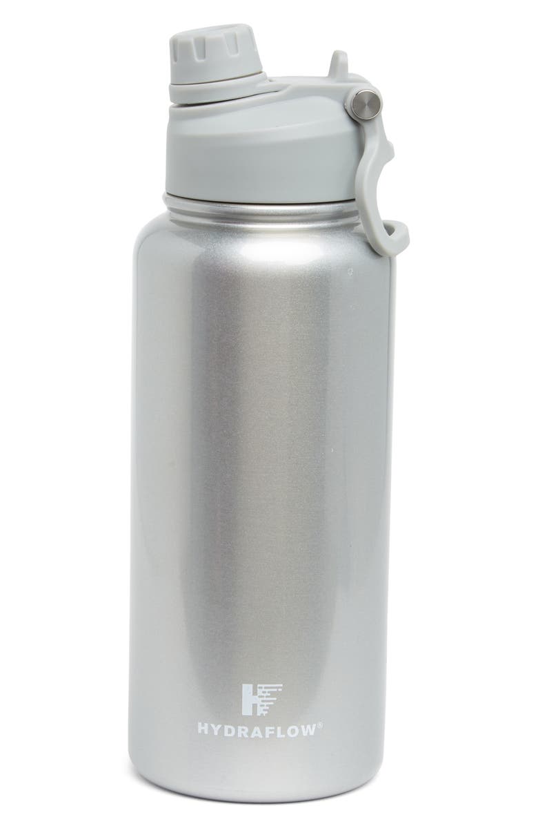HYDRAFLOW 34 oz. Hybrid Dual Lid Water Bottle, Main, color,
